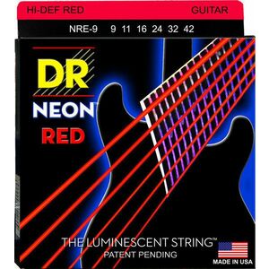 DR Strings NRE-9 Neon Elektromos gitárhúrok kép