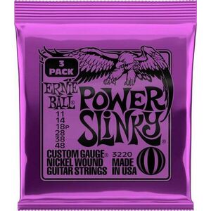 Ernie Ball 3220 Power Slinky 3-Pack Elektromos gitárhúrok kép