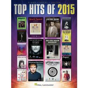 Hal Leonard Top Hits of 2015 Piano, Vocal and Guitar Kották kép