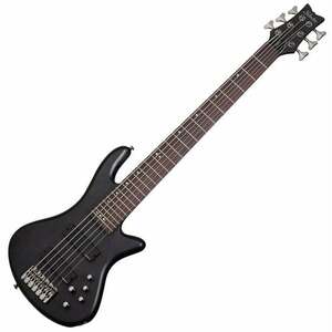 Schecter Stiletto Studio-6 See Thru Black Satin Elektromos basszusgitár kép