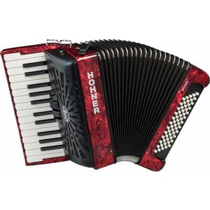 Hohner Bravo II 60 Billentyűs harmonika Red kép