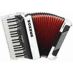 Hohner Bravo III 72 Billentyűs harmonika White kép