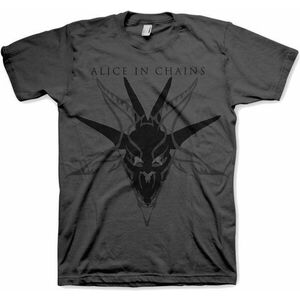 Alice in Chains Ing Black Skull Unisex Charcoal Grey L kép