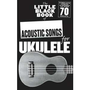 Music Sales The Little Black Songbook: Acoustic Songs For Ukulele Kották kép