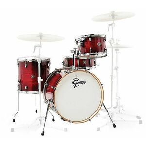 Gretsch Drums CT1-J404 Catalina Club Gloss-Crimson Burst Dobszett kép