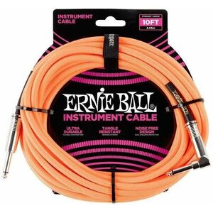 Ernie Ball P06079-EB 3 m Egyenes - Pipa Hangszórókábel kép