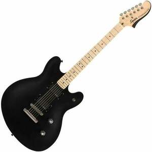 Fender Squier Contemporary Active Starcaster MN Flat Black Félakusztikus - jazz-gitár kép