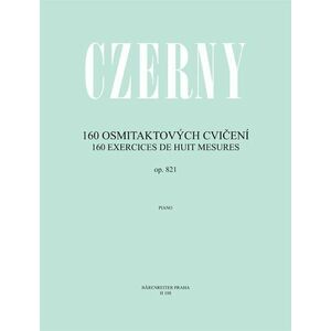 Carl Czerny 160 osmitaktových cvičení op. 821 Kották kép