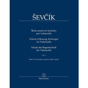 Otakar Ševčík Škola smyčcové techniky pro violoncello op. 2, sešit I a II Kották kép