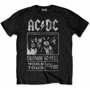 AC/DC Ing Highway to Hell World Tour 1979/1980 Unisex Black 2XL kép