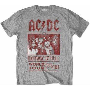 AC/DC Ing Highway to Hell World Tour 1979/1980 Unisex Grey S kép