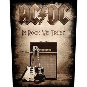 AC/DC In Rock We Trust Felvarrható tapasz kép