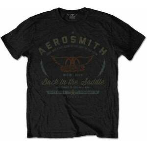 Aerosmith Ing Back in the Saddle Unisex Black M kép