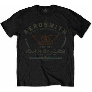 Aerosmith Ing Back in the Saddle Unisex Black XL kép