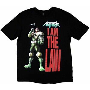 Anthrax Ing I am the Law Unisex Black L kép