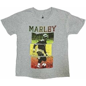 Bob Marley Ing Football Text Unisex Grey S kép