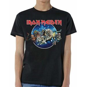 Iron Maiden Ing Wasted Years Circle Unisex Black L kép