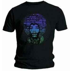 Jimi Hendrix Ing Afro Speech Black XL kép