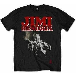 Jimi Hendrix Ing Block Logo Unisex Black L kép