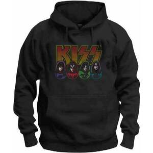 Kiss Pulóver Logo, Faces & Icons Black 2XL kép