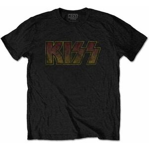 Kiss Ing Vintage Classic Logo Unisex Black M kép