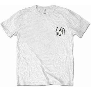 Korn Ing Scratched Type Unisex White L kép