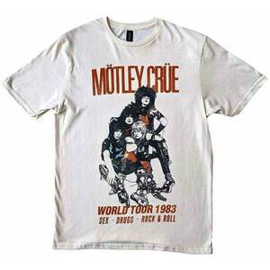 Motley Crue Ing World Tour Vintage Unisex White XL kép