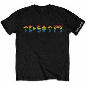 Pink Floyd Ing Dark Side Prism Initials Unisex Black S kép