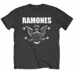 Ramones Ing 1974 Eagle Unisex Charcoal Grey 2XL kép