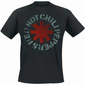 Red Hot Chili Peppers Ing Stencil Unisex Black L kép