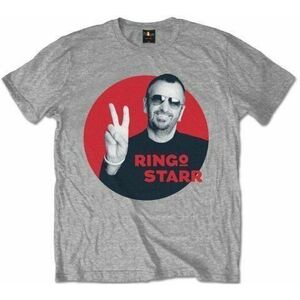 Ringo Starr Ing Peace Red Circle Unisex Grey M kép