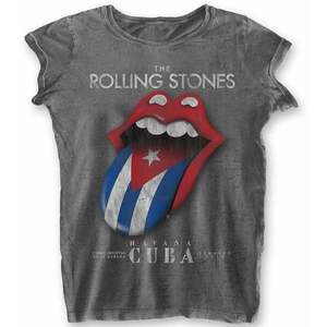 The Rolling Stones Ing Havana Cuba Womens Charcoal Grey M kép