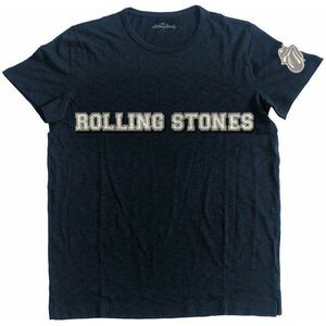 The Rolling Stones Ing Logo & Tongue Unisex Navy Blue S kép