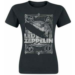 Led Zeppelin Ing Vintage Print LZ1 Womens Black M kép