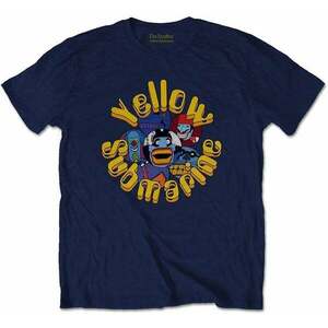 The Beatles Ing Yellow Submarine Baddies Unisex Navy Blue L kép