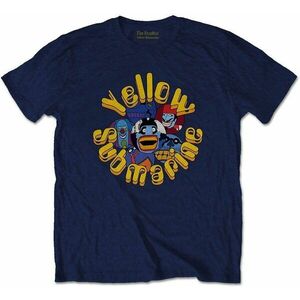 The Beatles Ing Yellow Submarine Baddies Unisex Navy Blue M kép