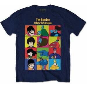 The Beatles Ing Yellow Submarine Characters Unisex Navy Blue L kép