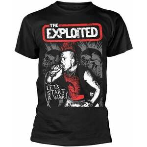 The Exploited Ing Let's Start A War Black XL kép