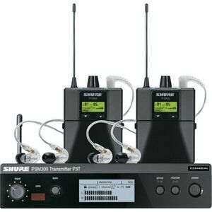 Shure P3TERA215TWP PSM 300 TWINPACK PRO Vezeték nélküli fülmonitorozás K3E: 606-630 MHz kép