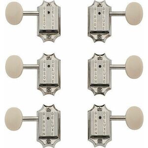 Gibson Deluxe White Button T Set Nickel Gitár hangolókulcs kép