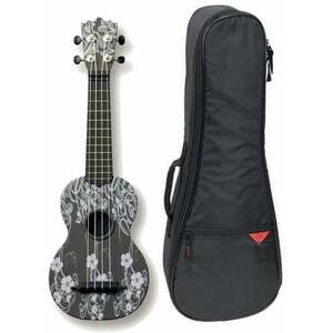 Pasadena WU-21F7-BK SET Floral Black Szoprán ukulele kép