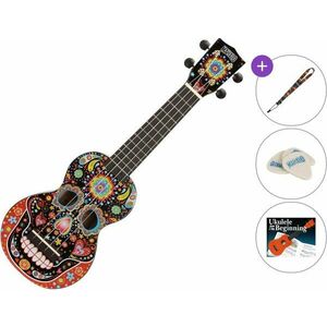 Mahalo MA1SK-BK SET Skull Black Szoprán ukulele kép