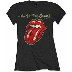 The Rolling Stones Ing Plastered Tongue Womens Black XL kép