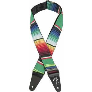 Fender 2" SERAPE Textil gitár heveder Green Multi kép