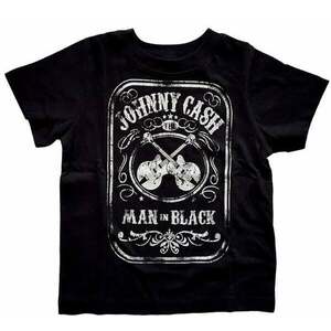 Johnny Cash Ing Man In Black Kids Black 3 Years kép