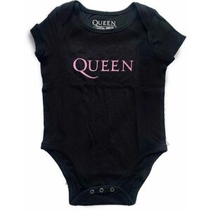 Queen Ing Pink Logo Kids Black 0-3 Months kép