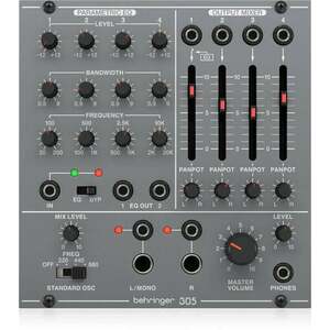 Behringer 305 EQ/Mixer/Output Moduláris rendszer kép