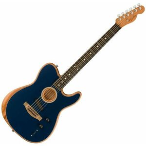 Fender American Acoustasonic Telecaster Steel Blue Elektroakusztikus gitár kép