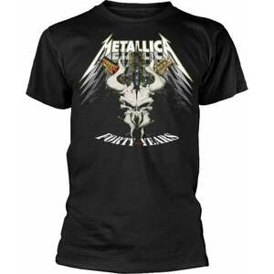 Metallica Ing 40th Anniversary Forty Years Unisex Black M kép