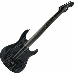 ESP LTD SN-1007HT Baritone Black Blast Elektromos gitár kép